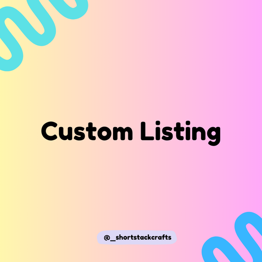 Custom listing for Krista